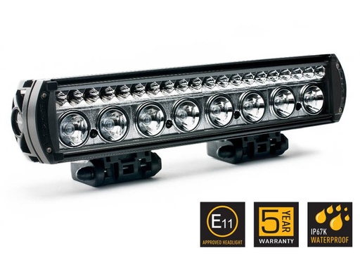 [2607000RS8] Lazer RS8 LED Spotlight Black with Position Light 9-32V