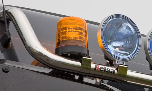 [2607200001] Britax LED Beacon Light | Amber Lens | 3-Point Mounting