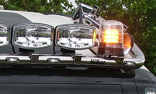 [2607200002] Britax LED Beacon Light | Clear Lens | 3-Point Mounting