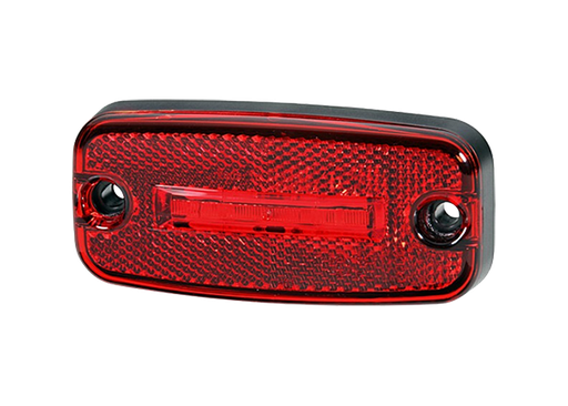 [345600397] Markeringslamp LED met 0,5m kabel Hella (ROOD)