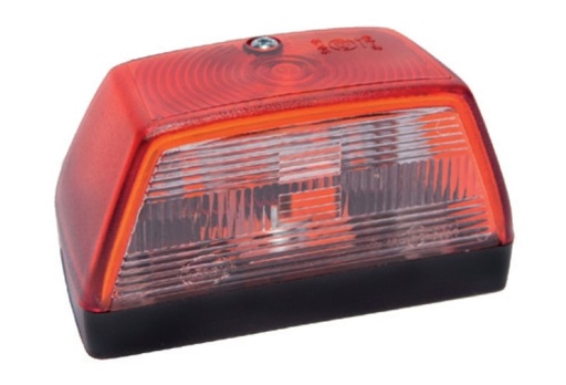 [70422310175] Rectangular Halogen License Plate Light