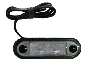 [959790411] Hella LED Marker Light with 5m Cable | Red