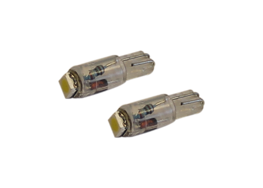 [26072T532VW] T5 Wedge LED Lights 24V | White | 10 Lumen | Set of 2 Pieces