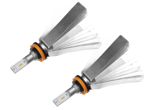 [2607511025] H11 LED set (2 lampen) 12-24volt canbus 2500Lm per lamp