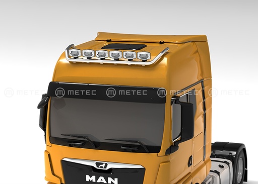 [2103854694] Stainless Steel Roof Light Bar "WIDE" for MAN TGX GX & GM 2020