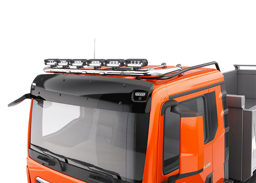 [2103854145] Stainless Steel Roof Light Bar "WIDE" for MAN TGS 2020 NN & TN  | 3 White LEDs