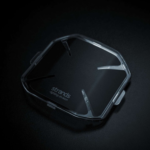 [2607270974] Siberia X Flood Lens Cover 4" | Black