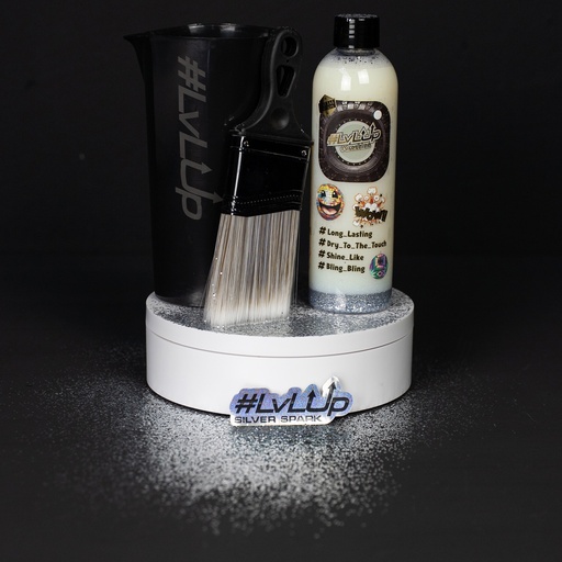 [50310008] LvLup - Tireshine 250ml - Silver Glitter Edition