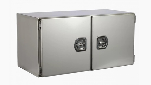 [200711006060DD] RVS Gereedschapskist met Dubbele Deuren - 1000x600x600mm