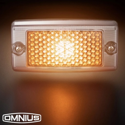 [2607360044] Omnius LED Position Light Amber - Clear lens