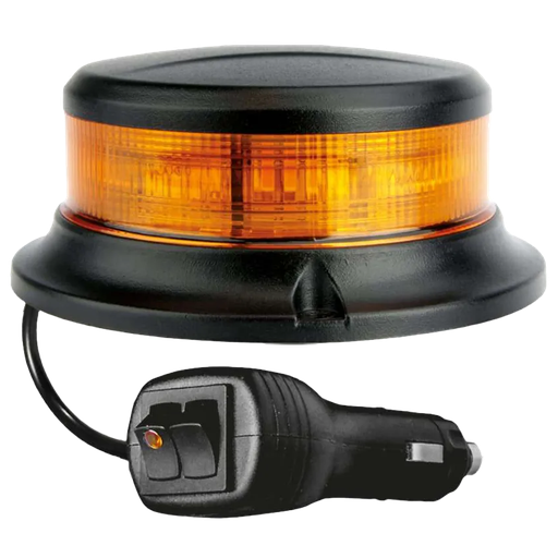 [2607809050] Amber Warning light | Magnet Mount + Cig Plug