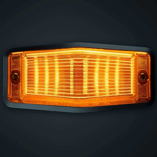 [2607850458A] IZE LED Amber Double Burner | Amber Lens