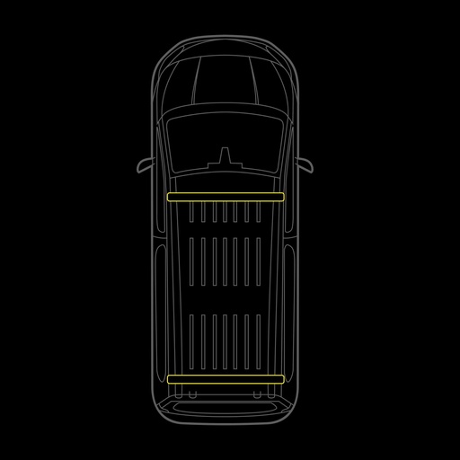 [2607RRS5250200] Cruise Light C-rack for KIA PV5 - 2 Racks