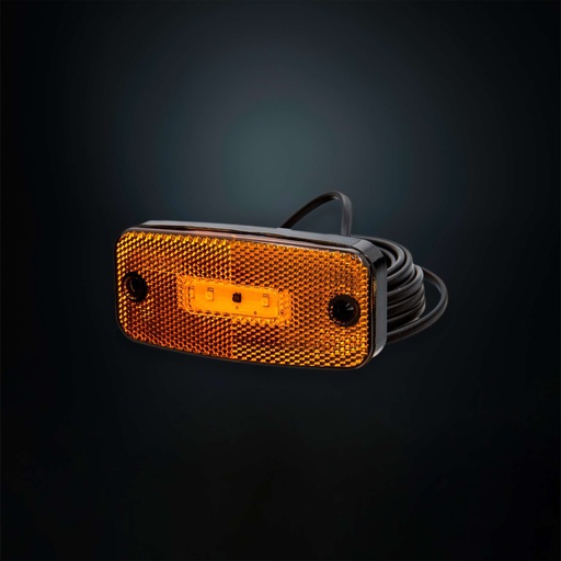 [2607810130-10] LED Side Marker Light 12-24V + 10m Cable - Amber