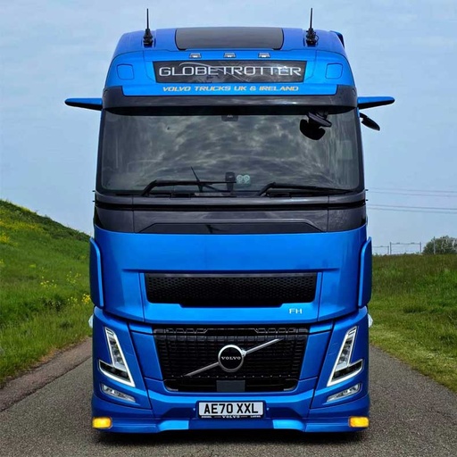 [2VFAEOSTLTYPE3] Bumper Spoiler for Volvo Aero | Type 3 | 2x Yellow Talmu