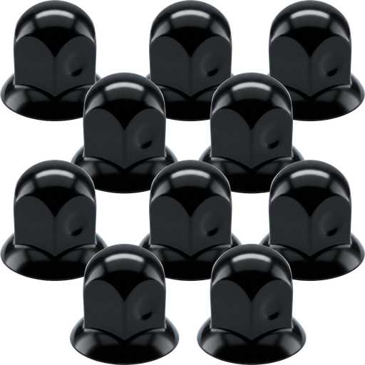 [2707101321B] 10-Pack RVS moerdoppen 32mm - Black Edition