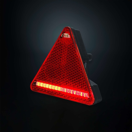 [2607800306H] FREEDOM LEGACY 4 Function Tail Light with Reflex Fog Right Triangle