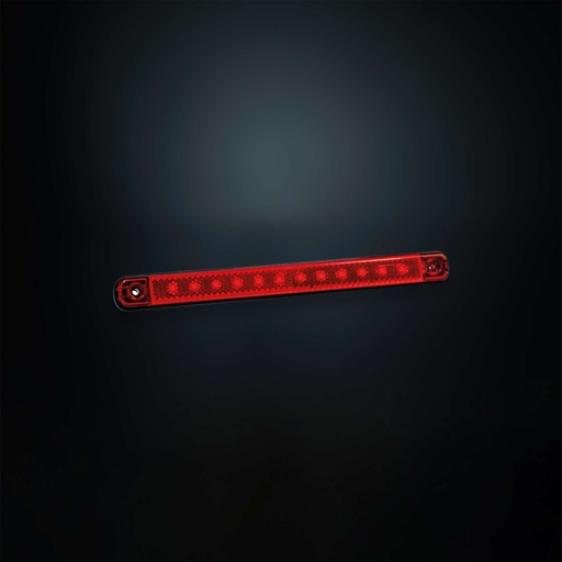 [2607800258-DT] Position light 6 LED red with reflex