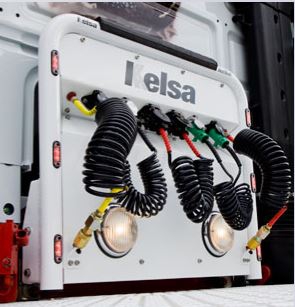 [DAA03/6] Aluminium AirBar voor DAF XF106 | 6 Rode LEDs