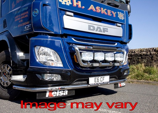 [DLA07/A] Aluminum LoBar for DAF CF Euro 6 | 7 Amber LEDs