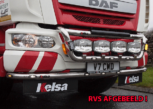 [DLA12/A] Aluminum LoBar for DAF LF Euro 6 | 7 Amber LEDs