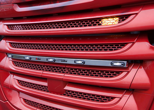 [DLEDS01/W] RVS LedBar voor DAF XF106 & CF Euro 6 | 5 Witte LEDs