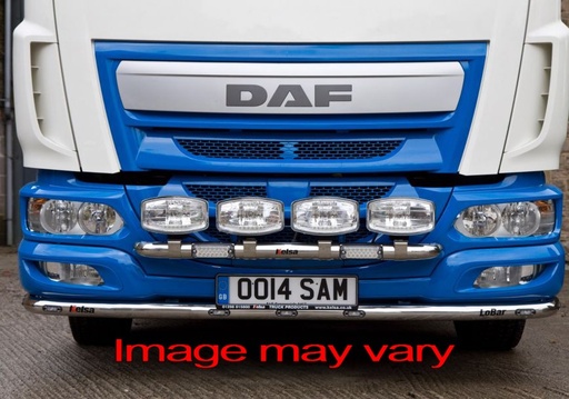 [DLA10/W] (ALU) (DLA10/W) LoBar voor Daf LF Euro 6 met 5 witte en 2 oranje leds