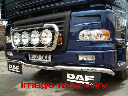 [DLS02/A] (RVS) (DLS02/A) XF95 LOBAR MET ORANJE LED'S RVS
