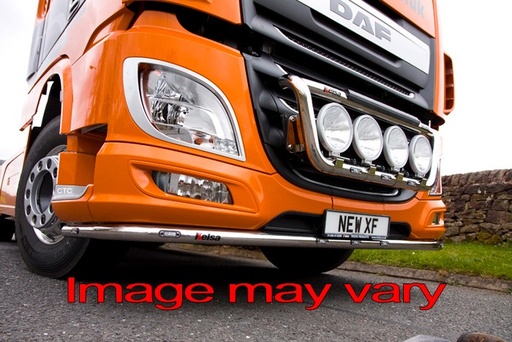 [DLS06/A] (RVS) (DLS06/A) LoBar voor Daf XF106 met ORANJE LEDs
