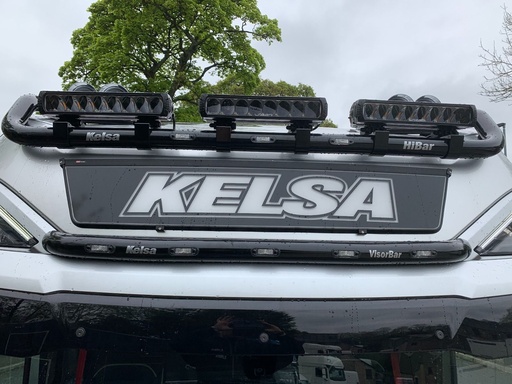 [DVA20/W] Aluminium VisorBar voor NGD DAF XG+ | 5 Witte LEDs