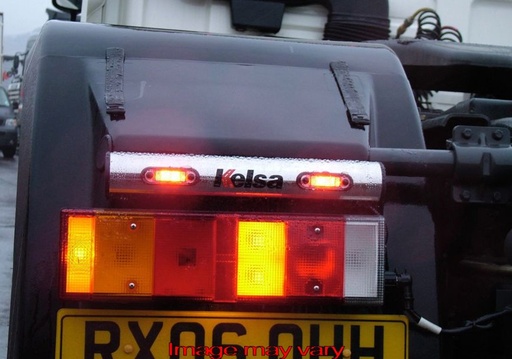 [DWS01] WingBars St. Steel for DAF CF/XF  - 2 Red LED
