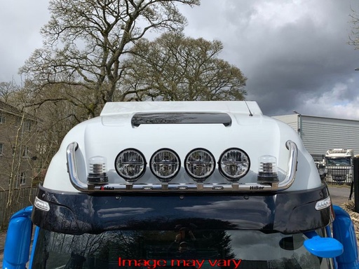 Aluminum HiBar for Iveco S-Way Active Space | Wide Sunvisor Model