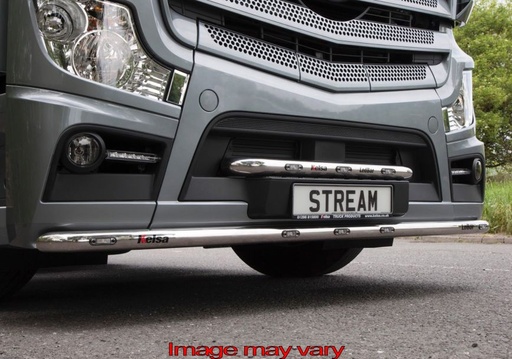 [MBLEDS13/A] Stainless Steel LedBar for Mercedes Actros MP4 & MP5 | 3 Amber LEDs