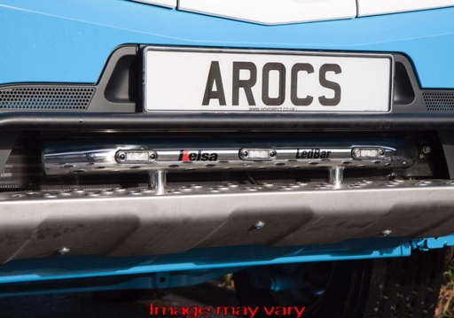 [MBLEDS17/A] Stainless Steel LedBar for Mercedes Arocs | 3 Amber LEDs