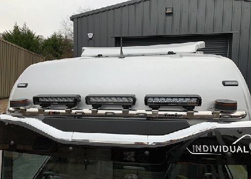 Stainless Steel HiBar for MAN TG3 GX | Straight Model