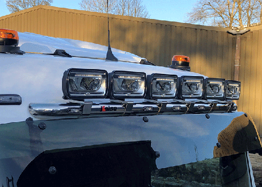 Stainless Steel HiBar for MAN TG3 GM | Straight Model