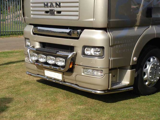 [MLS01/7A] TGA LOBAR MET 7 ORANJE LED'S RVS