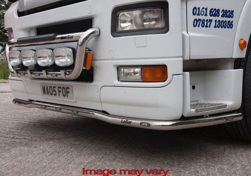 [MLS01/7W4A] TGA LOBAR MET 7 WITTE EN 4 ORANJE LED'S RVS