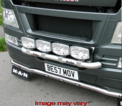 [MMBA05] MAN TGX MINIBAR Alu. FOR PLASTIC BUMPER