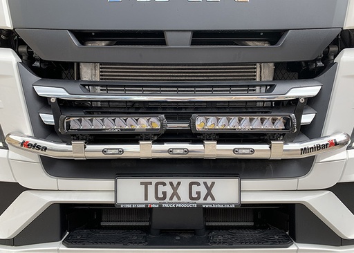 [MMBS20XL] St. Steel MiniBar XL MAN 2020 TGX GX / GM Cab plastic bumper