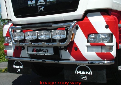 Stainless Steel MultiBar for MAN TGS 2007-2012 with Construction Bumper