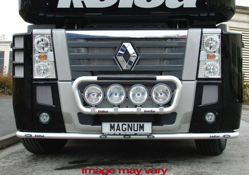 [RLA01/A] LoBar Aluminum Renault Magnum 2005+ | 7 Amber LEDs