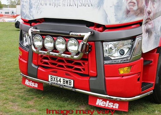 [RLS06/A] LoBar St. Steel for Renault T Series | 7 Amber LED