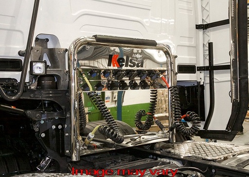 [SAS20/6] RVS AirBar voor Scania NextGen R&S | 6 Rode LEDs