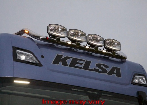 Stainless Steel HiBar for Scania R&S NextGen Highline | Narrow Model - Drop-Down