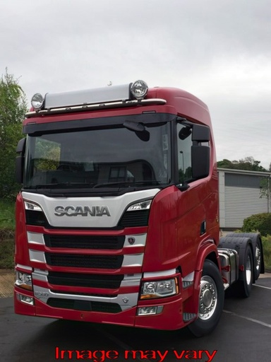 Stainless Steel HiBar for Scania R&S NextGen Normal Cab | Wide Visor Model