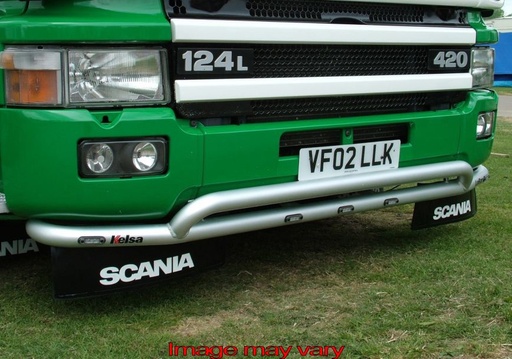 [SLA02/A] LoBar Aluminum Scania 4 Serie LOBAR KUNSTSTOF BUMPER - 5 Amber LED