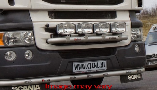 Aluminium MiniBar voor Scania R2 met Hoge Bumper