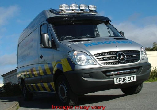 [SPLEDA/A] SPRINTER AF 2007 LEDBAR MET 3 ORANJE LED´S ALUMINIUM