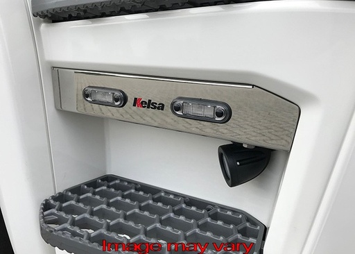 [SSLS20] RVS StepLightStrips voor Scania R&S NextGen | 2 Oranje LEDs